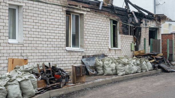 Professional Fire Damage Repair technician working in Apopka, FL